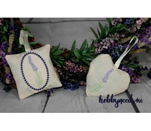 Stickdatei - Lavendel inkl. ITH Beutel & Herz